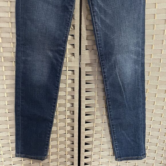 Frye Mid Rise Skinny Jeans Women’s 29 Medium Wash Blue Denim Stretch Classic - Picture 4 of 10